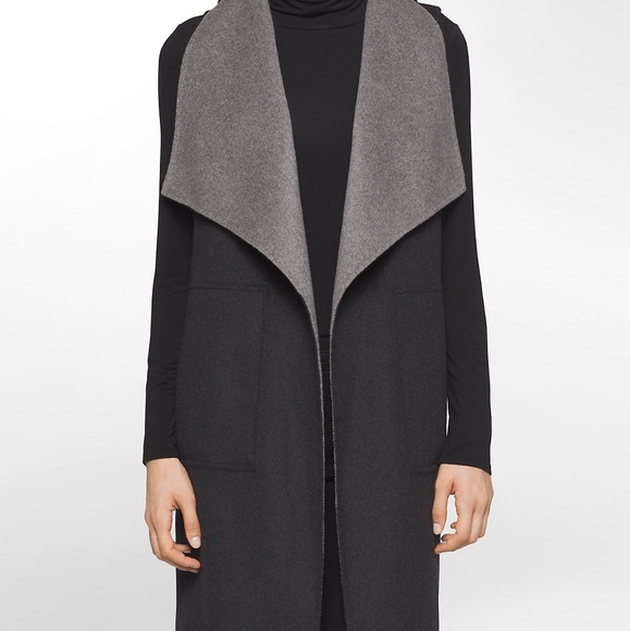 Calvin Klein Wool Blend Waistcoat 